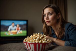 ai generated, streaming, netflix, watch tv, youtube, video, movie, stream, media, digital, network, technology, screen, series, popcorn, snack, woman, youtube, youtube, youtube, youtube, youtube