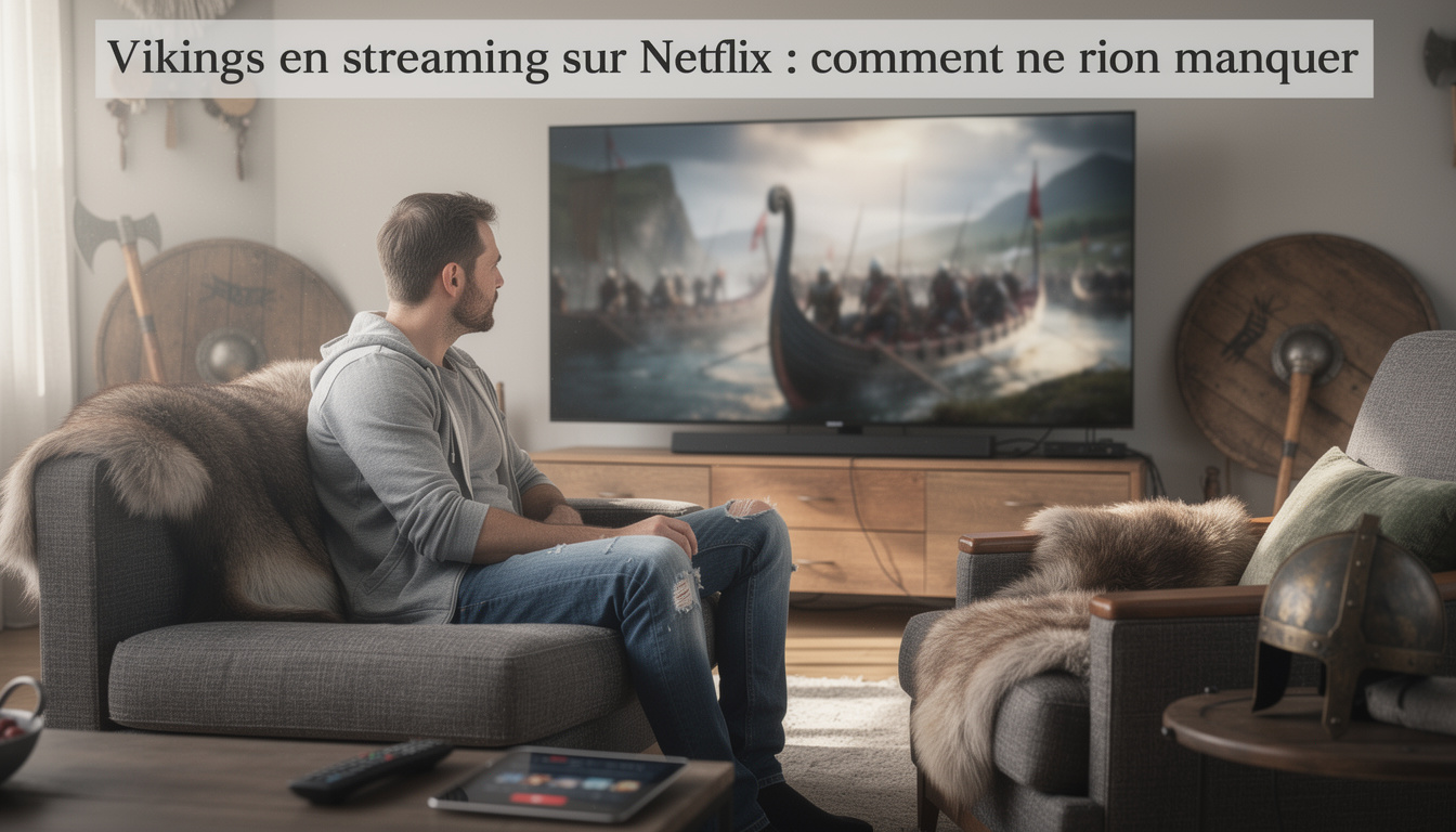 découvrez comment regarder la série vikings en streaming sur netflix et ne rien manquer de cette saga épique remplie d'aventures et de batailles légendaires.