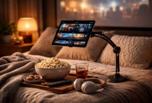 découvrez notre sélection d'accessoires et supports pour ipad, parfaits pour un confort optimal dans votre coin cinéma au lit.
