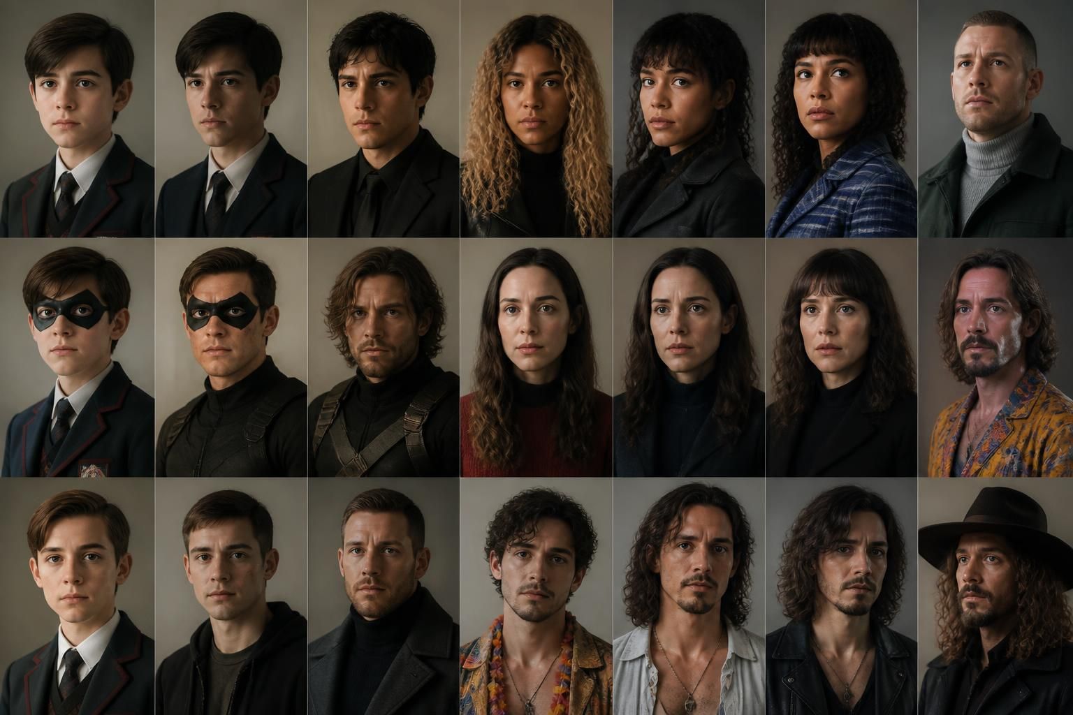 découvrez l'évolution étonnante des acteurs de la série umbrella academy, de leurs débuts à leurs transformations marquantes au fil des saisons.